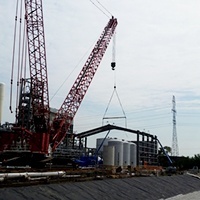 Hydrogen Plant for Air Products (CPI Construction) heavy industrial construction project in Fort Saskatchewan