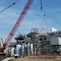 Hydrogen Plant for Air Products (CPI Construction) heavy industrial construction project in Fort Saskatchewan