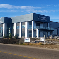 Steel Building Construction in Leduc, AB for Bulldog Energy Group