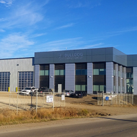 Steel Building Construction in Leduc, AB for Bulldog Energy Group
