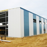 Thermal Roof System with foam insulated wall panels