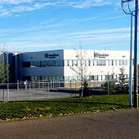 Pre-Eng Metal Building Construction in Nisku, AB for Precision Drilling