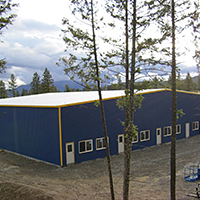 Steel Construction Project in
Cranbrook, BC